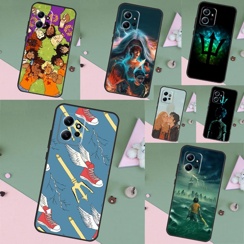 P-Percy Jackson Cartoon Case For Xiaomi Redmi 14C 13C 10C 12C Redmi Note 14 Pro 13 12 11 9 10 9S 10S 11S 12S Cover