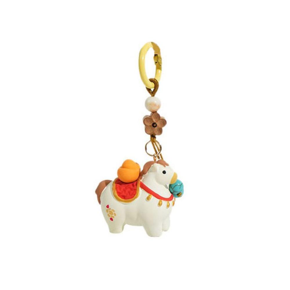 

Traditional Cartoon Horse Bag Pendant Chinese Style New Year Keyring Chinese New Year Style 5