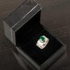 Chrome Diopside Gemstone 925 Sterling Silver Wedding Jewelry Handmade Women Ring RR-3-5