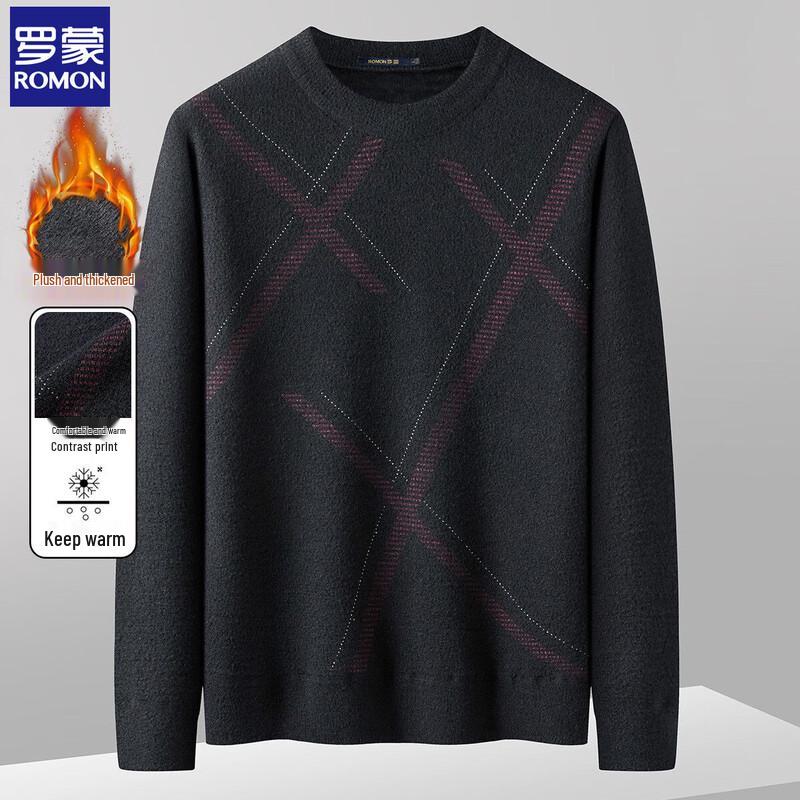 ROMON Men's Warm Knitwear & Casual T-Shirts