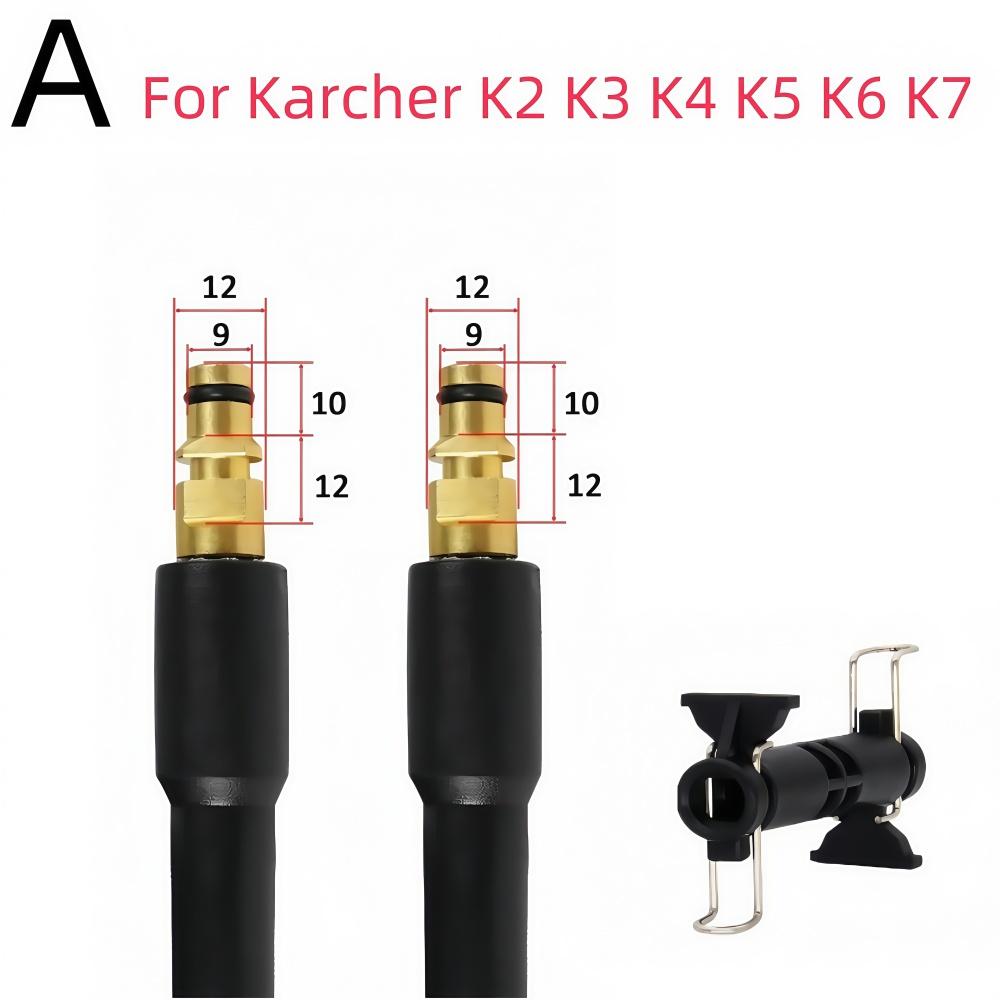 High Pressure Cleaning Machine Hose Car Wash Water Cleaning Hose Extension Hose Cord Pipe For Karcher Bosch Nilfisk Lavor Huter