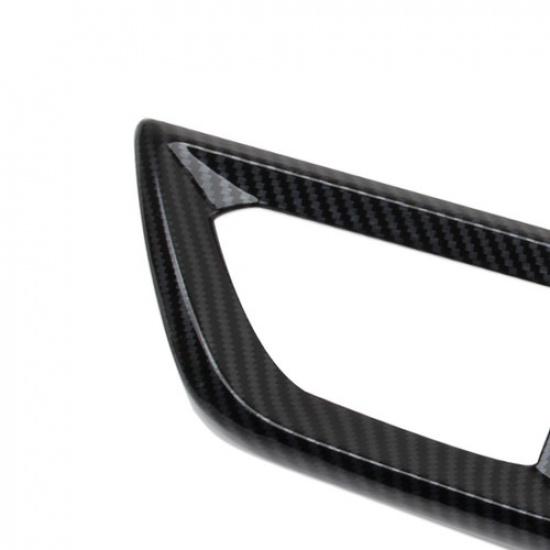 Armaturenbrett Seitenlüftungsgitter AC-Belüftungsabdeckung Verkleidung im Carbonfaser-Stil für Acura RDX