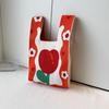 Women's Tulip Knit Tote Bag - Large Capacity Handheld Festival Gift