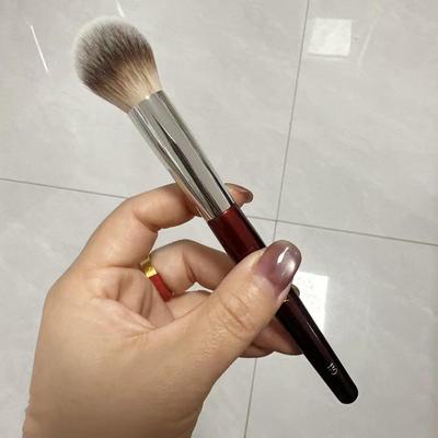 Disponibile BK110 Pennello Highlighter & Blush Fiamma - Piccolo Pennello per Cipria Libera Contouring con Testa Rotonda, Pennello Stippling, Pezzo Singolo