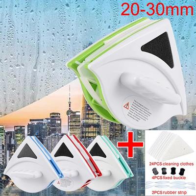Magnetic Window Brush Glass Cleaner Brush Tool Window Wipe Double Side Magnetic Glass Brush for Washing Household Cleaning Tool