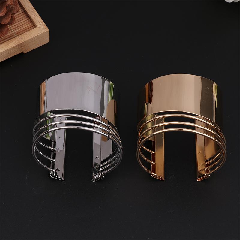 Chunky Wide Metal Bracelets For Women Open Cuff Exaggerated Cuff Bangles Trend Charm Arm Jewelry  Gifts