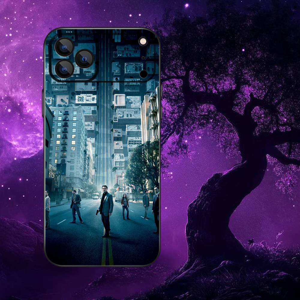 Movie I-Inception Phone Case For iPhone 17,16,15,14,13,12,11,Pro,Max,Plus,E,SE4,Air,Mini Black Soft Funda