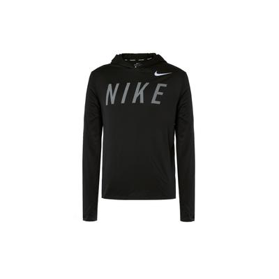 Nike T-shirt à capuche manches longues réfléchissant avec imprimé logo Homme Hauts Noir AQ4850-010
