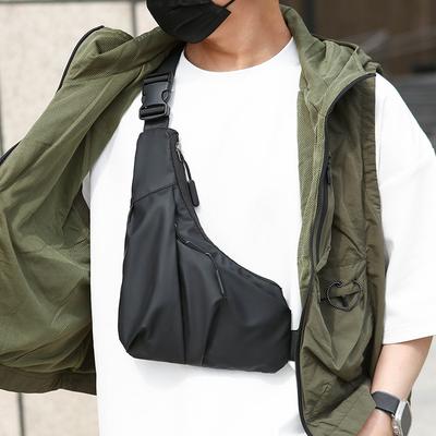 New Crossbody Anti-theft Close-fitting Gun Bag Men's Breast Bag Function Casual Simple Shoulder Bag Crossbody Bag Outdoor