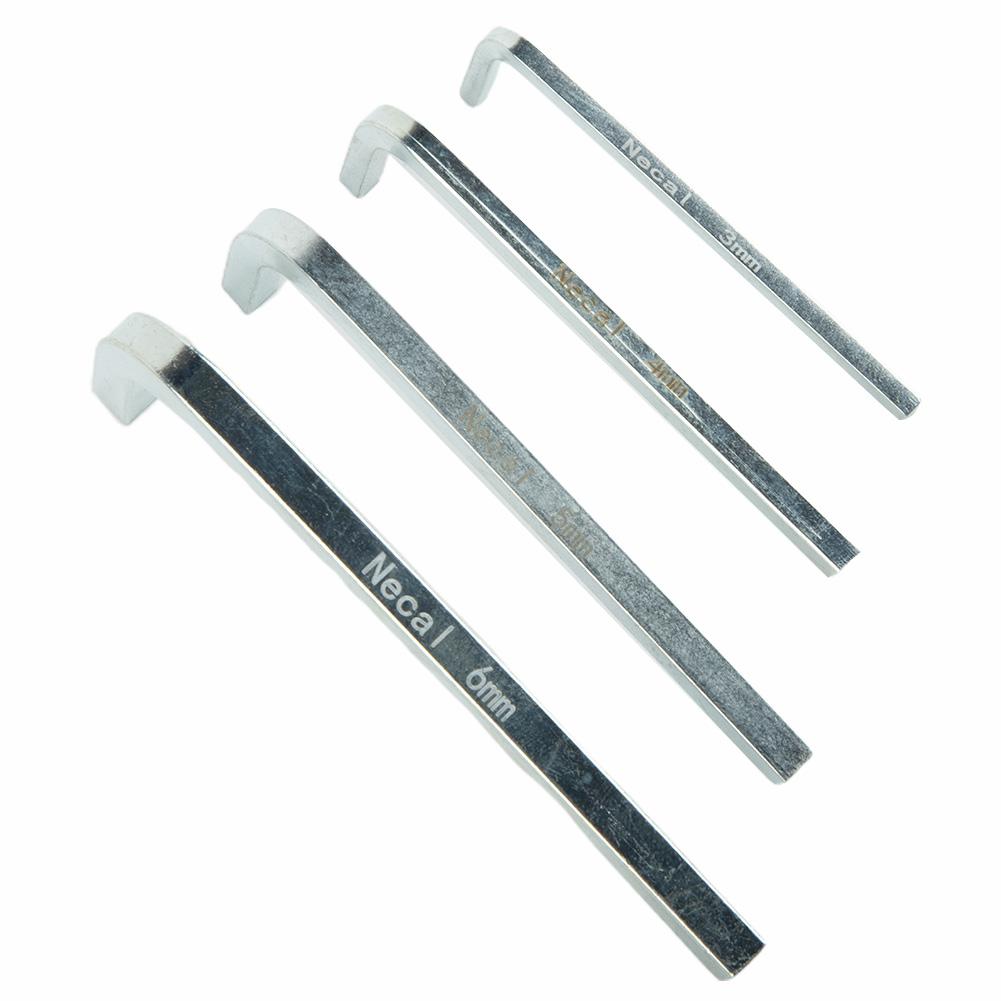 Convenient High Quality Brand New Wrench Hand Tools 3-6mm 4 Point 4Pcs Chromium Vanadium Steel Inner Corner L Shape
