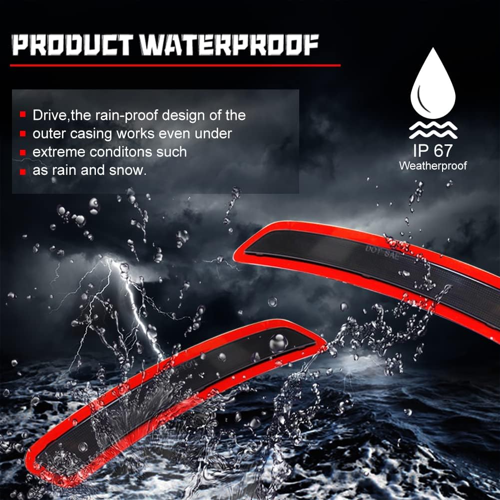 For 2020 2021 2022 Toyota GR Supra Front Bumper Fender Side Marker Reflectors Smoked Lens