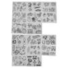 8 ks Papír Shrinky Dink BOPS Široké použití Semitransparentní Různé vzory Listy Shrinky Dink f