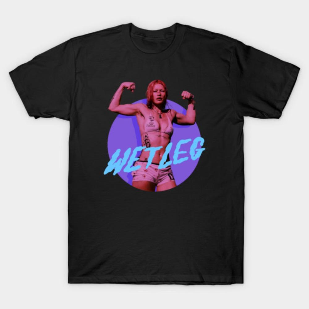 

Wet Leg Music Festival High Quality Printed Cotton Tshirt Unisexs Clothing and Womens Clothing Summer New T Shirt Fan Gifts S