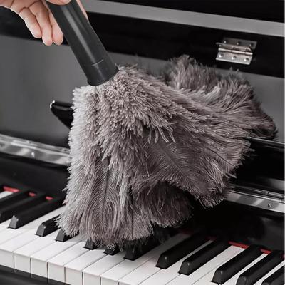 Retractable Feathers Duster For Cleaning, Anti Static Reusable Dusting Tool For Car House Furniture, Blinds, Keyboard, Office