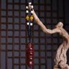 Sandalwood Pixiu Handheld Carved Pendant Ornament - Douyin Craft Gift