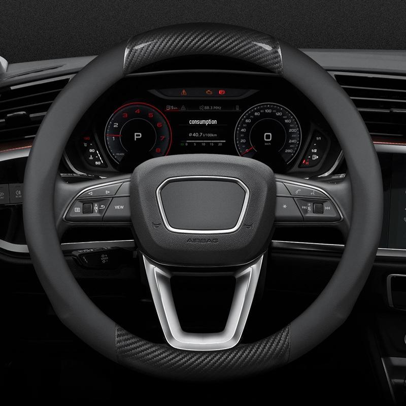 Universal Suede Steering Wheel Cover for NIO ES6, ES7, EC7, ET5, ET7 - Four Season, Ultra-Thin Design