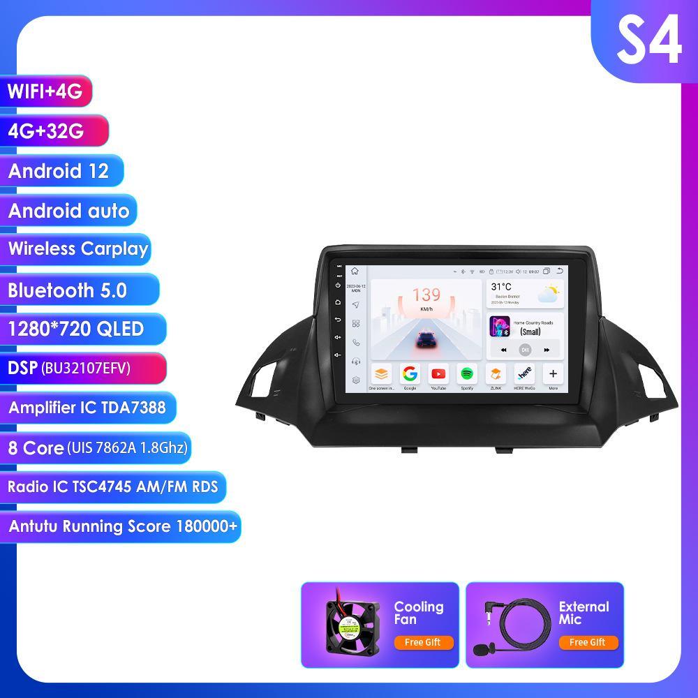 9-inch Android GPS Navigation Screen for 2013-2017 Ford Kuga Center Console