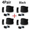 New Metal Lock 8mm Thick Elastic Flat Laces Elastic Magnetic Lock Shoelaces Sneakers Running Tennis Lazy Shoelace Accessories