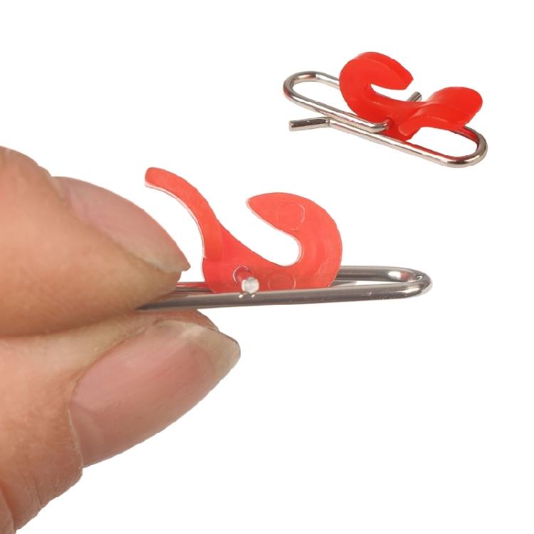 50Pcs Fishing Hook Decoupling Sea Fishing Impact Hook Release Clip Impact Baits Clip Stainless Baits Hook Release Clip