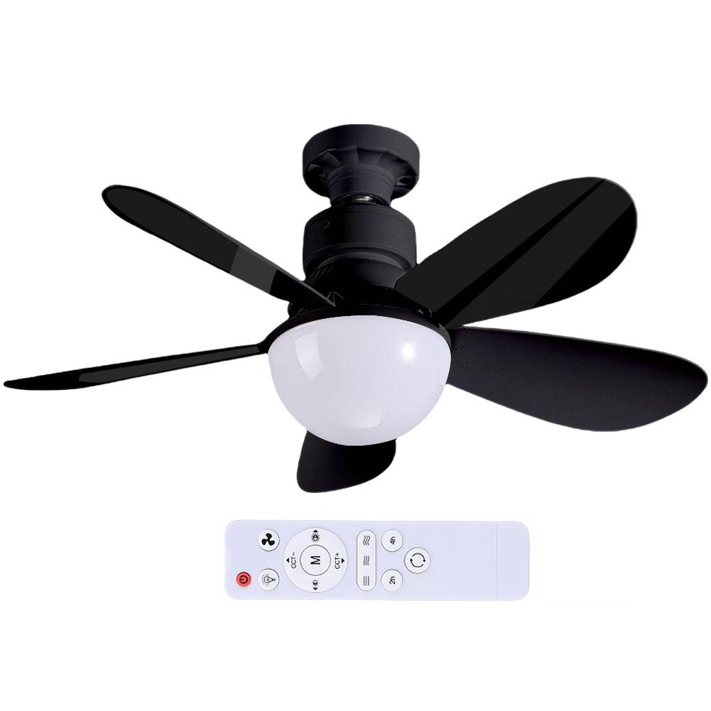 30W LED Deckenventilator mit Beleuchtung Lampe E27 Fernbedienung Moderner Deckenventilator 3 Geschwindigkeiten Einstellbar Kreative Ventilatorlampe für Zuhause