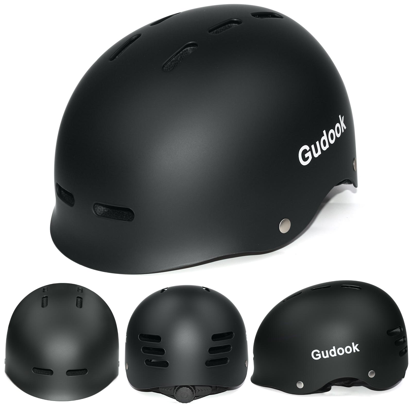New Style XL Protective Urban Sport Man Woman Adult Riding Skateboard Electric Scooter Helmet Skating Scooter E-Bike Helmet L(57-61CM) чёрный