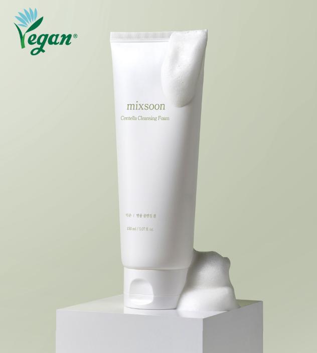 mixsoon Centella Cleansing Foam 150ml – Gentle & Soothing Facial Cleanser from Korea