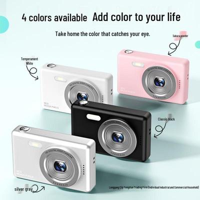 CCD Digital Camera for Students - High-Definition, Retro, Compact for Travel and Campus Use