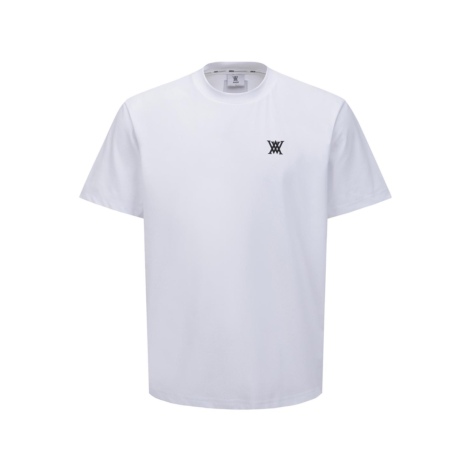 Anew Golf Men Sm Essential Round Short T-Shirt_Wh 3Xl