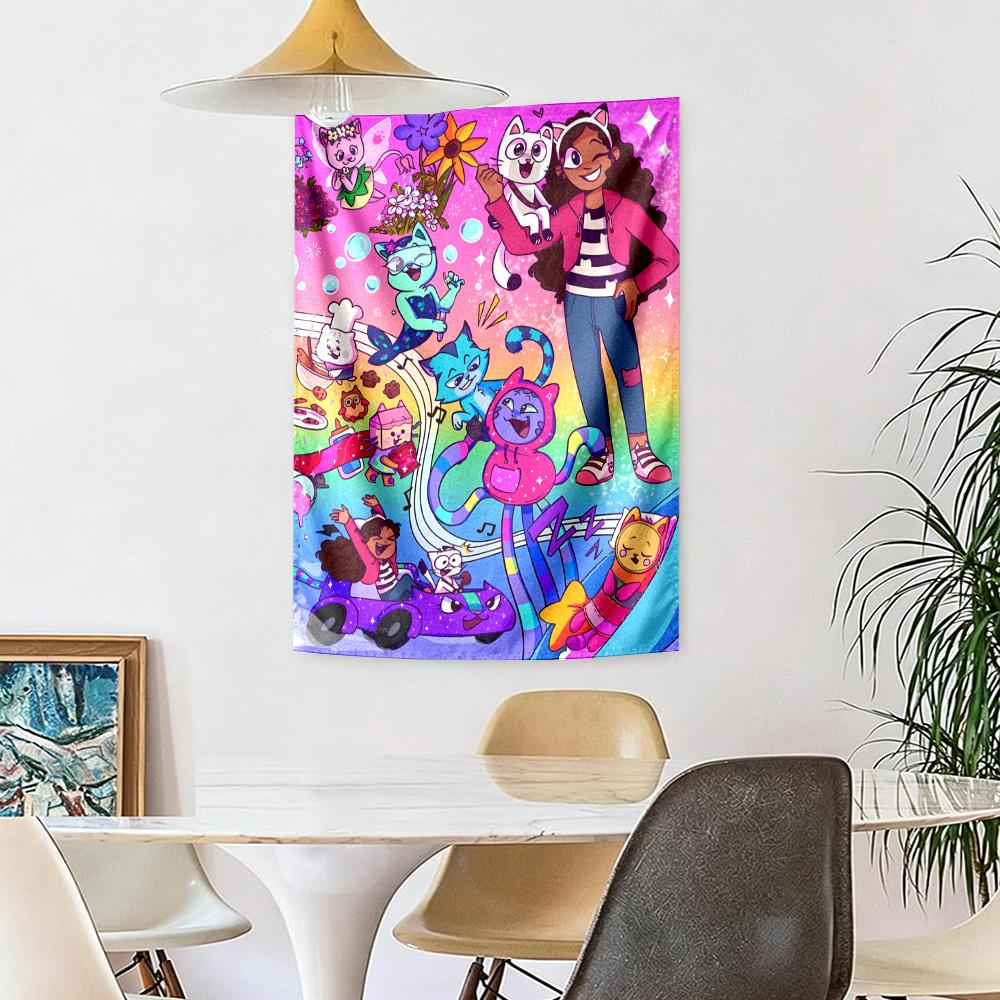 Gabby'S Dollhouse Boho Wall Tapestry Handmade Look Made For Bedroom Dorm Wall Reading Corner Yearround Exotic Pattern Gift For Birthday