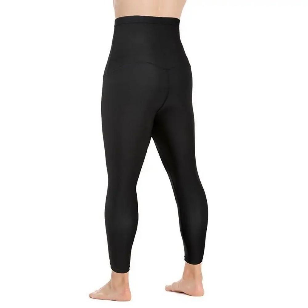 Hot Thermo Sweat Absorption Pants Compression Fit Men Loss Leggings Body Shaper  Sport Activities