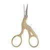 Professional Vintage Nail Art Stainless Steel Scissor Manicure Shear Tools Gold