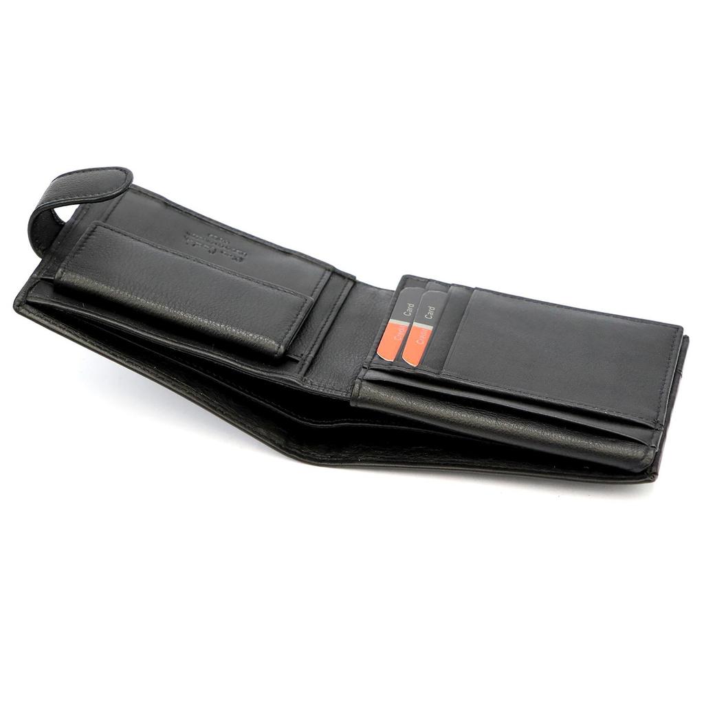 Compact Leather Men's Wallet Pierre Cardin