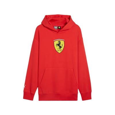 Puma Scuderia Ferrari SS24 Logo Wyścigowe Moda Bluza z Długim Rękawem Męska Czerwona 627054-02