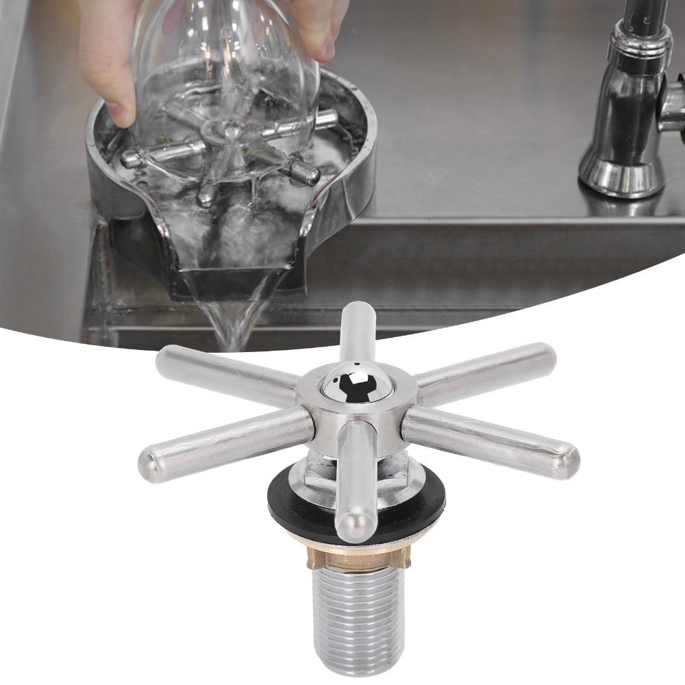 Rinser Parts Glass Rinser Head Stainless Steel Cup Rinser Faucet Automatic Bar Glass Rinser  Bar