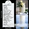 Cake Stencil Fondant Lace Spray Cake Mold Boder Stencils Template Baking Pastry Cake Decoration Tool Pattern Printing Stencil