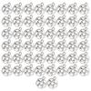 50Pcs Star Pendant 5 Pointed Round Outer Ring Ornaments HandMade Decoration Accessories