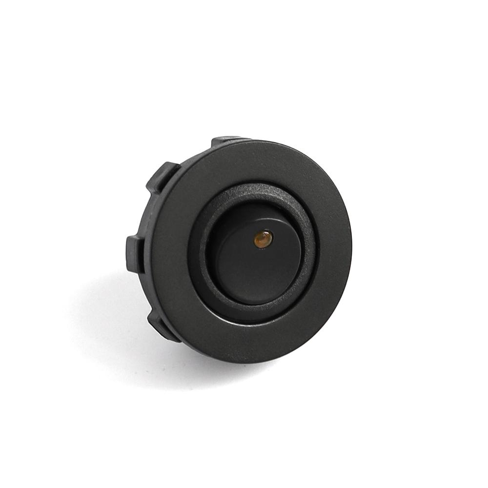 12V-24V Round Rocker Switch with Shell LED Toggle swtich SPST 3Pin 2 Position ON Off for RV Car Truck Vehicle Boat Marine