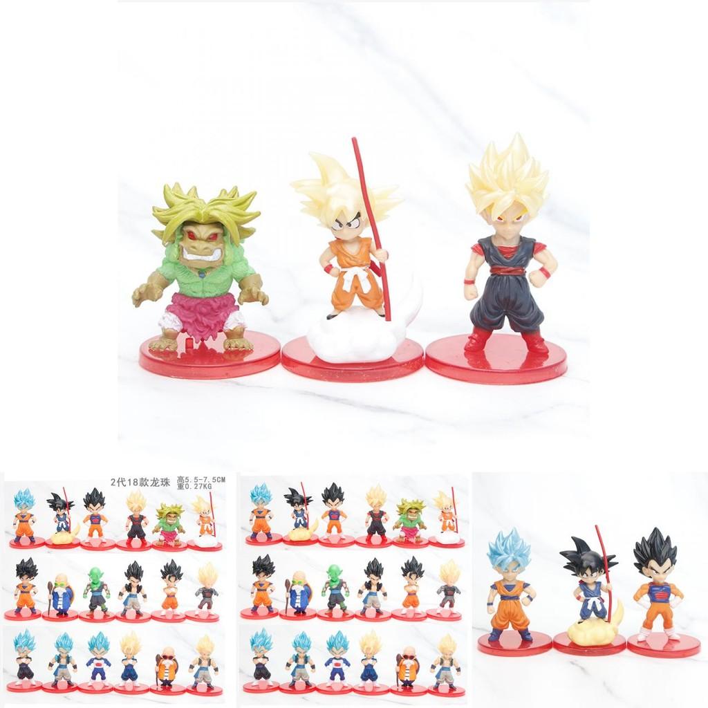 Pvc Dragon Ball Figures Car Ornaments Blind Box Childhood Goku Vegeta Toy