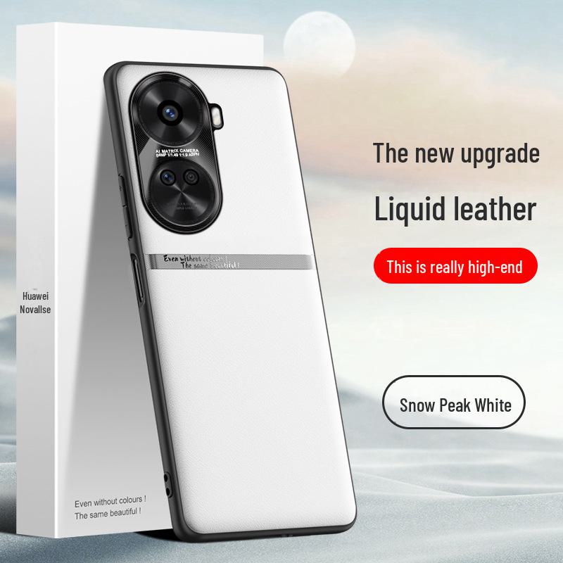 Custodia Protettiva Huawei Nova 12SE in Pelle Liquida - Anti-Caduta e Anti-Macchia, Design Monopezzo, Facile da Sostituire.