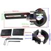 Motorcycle Bumper Clamp Bracket, Driving Fog Lights Holder,Lights Mounting, 22-37mm Adjustment Mounting Bracket