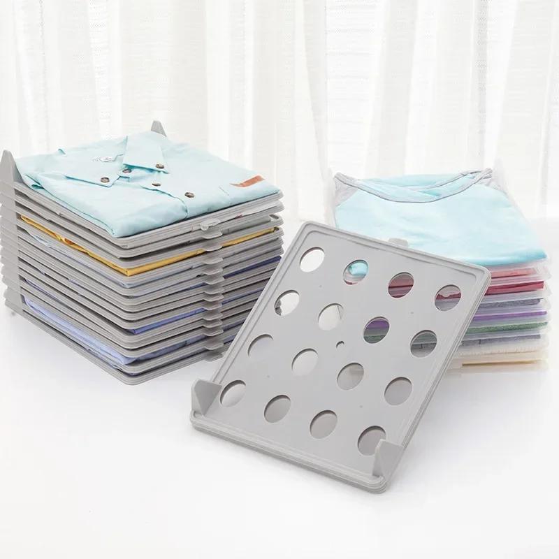 Clothes Folder T Shirts Jumpers Organizer Fold Clothes Folding Board Clothes Holder Home Wardrobe Storage Separate Boards
