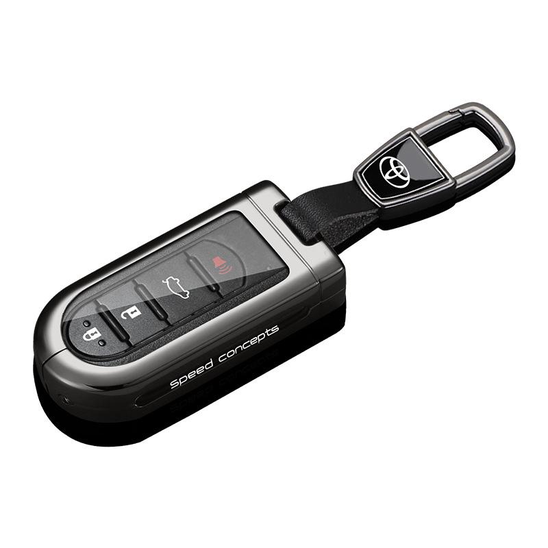 Kompatibelt metallnyckelfodral för Toyota Daihatsu Tanto La600S/610S/150S och Proton Perodua