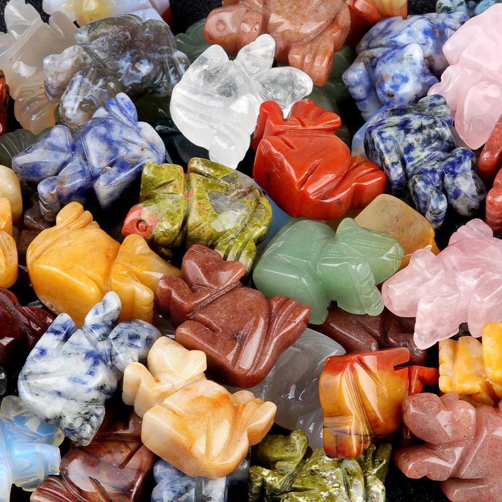 Lucky Ornaments Natural Stone Agates/Green Aventurine Carved Squirrels-Shaped Decorative Ornament Home Handicrafts