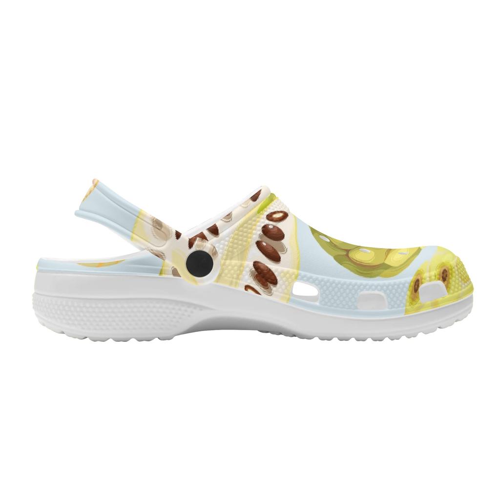 Colorful Printed EVA Clogs for Women Men Easy Clean Lightweight Slip On Casual Shoes Soft Sole Summer Sandals Daily Walking