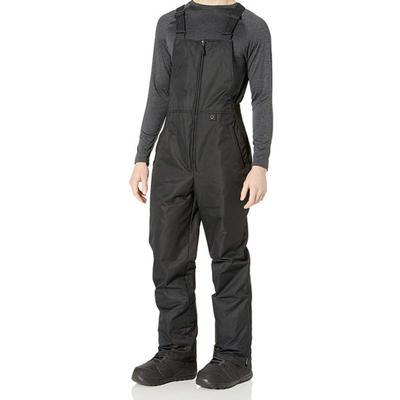 Calças de esqui masculinas, alça de ombro ajustável, secagem rápida, à prova d'água, à prova de vento, inverno, zíper de metal, quente, macacão de snowboard, roupas masculinas
