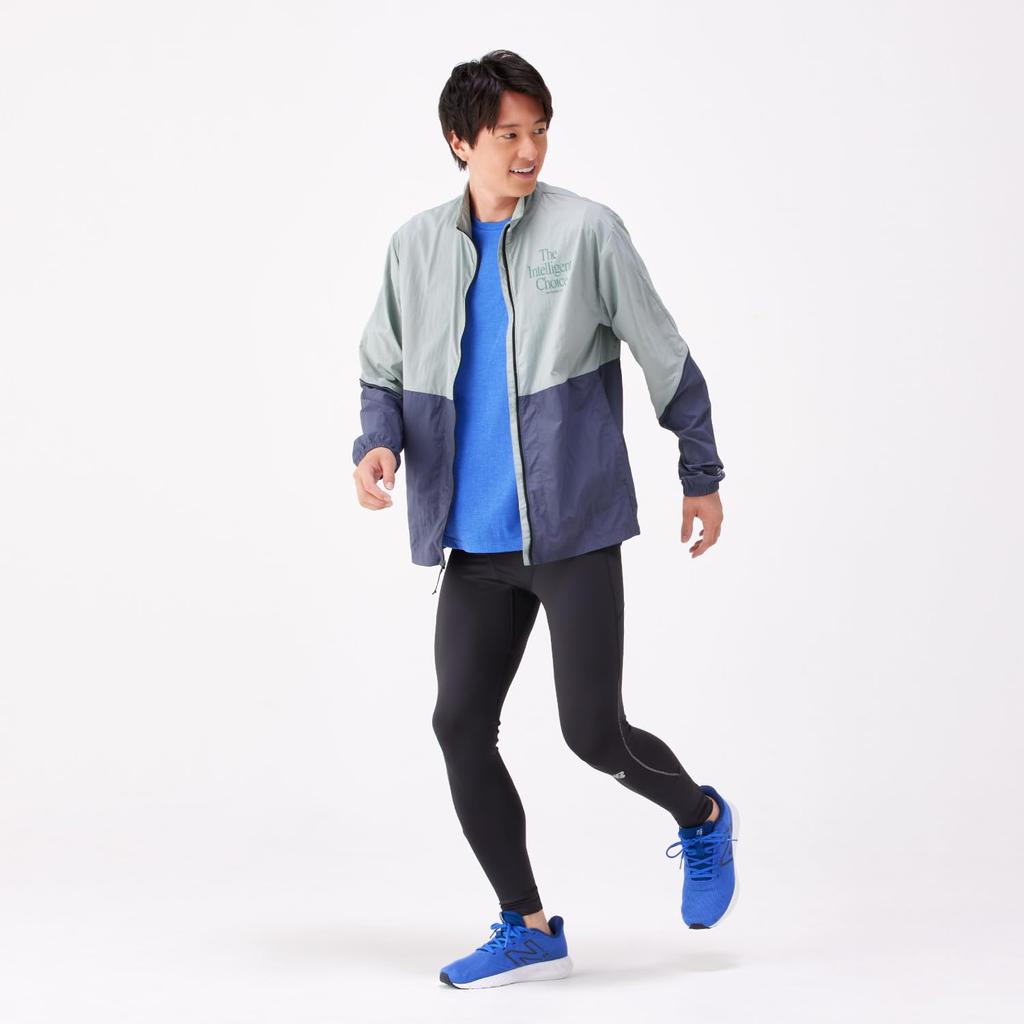 New Balance Impact Run Graphic Woven Jacket MJ21265 JIR Size L (Juniper),