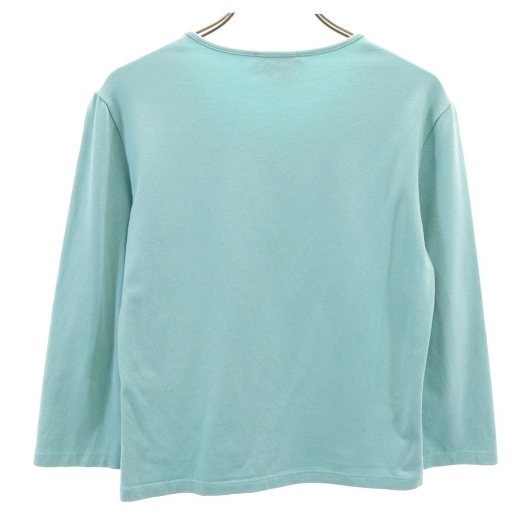 CELINE made in Italy 7 minutes sleeve Cut M Emerald green Women Used