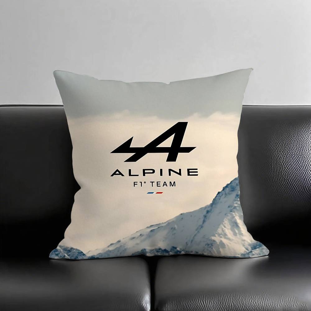 R-AlpineS Team Cool Pillow Case Cushion Cover Soft Cute Throw Pillow Case For Car Sofa Pillowcase Polyester With