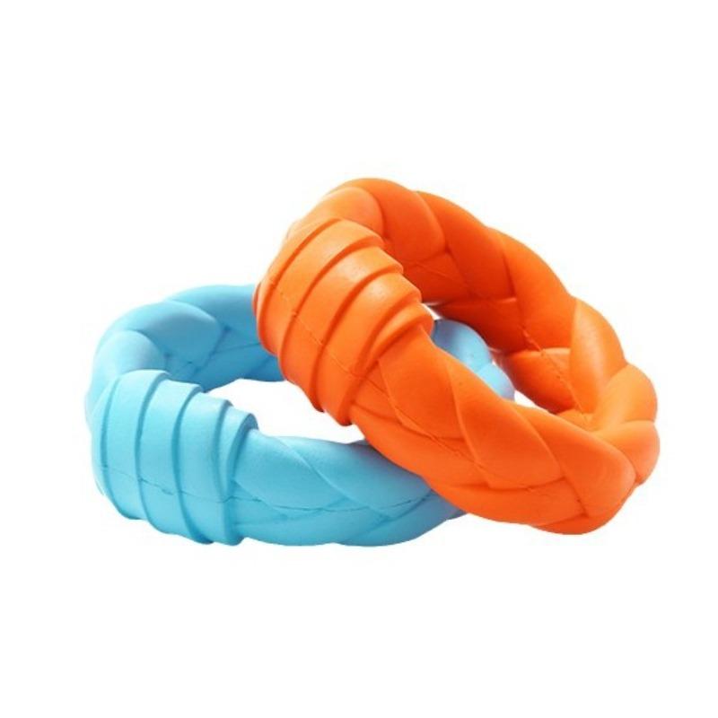 Dog Toys for Self-entertainment and Boredom, Teething Ring Interactive Training Pet Toys