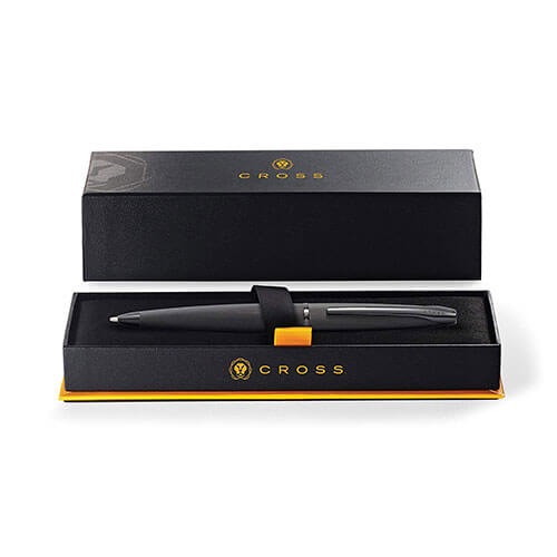 Cross ATX Brushed Black Etched Diamond Pen (Ballpoint)